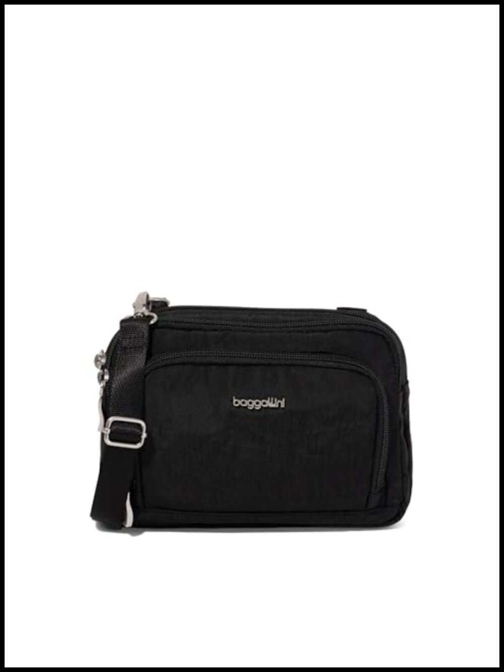 Baggallini Trifecta RFID Wallet Crossbody Convertible Fanny Pack Belt Bag